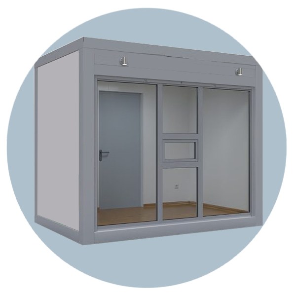 Торговый павильон с рекламным коробом 3000х2400 мм