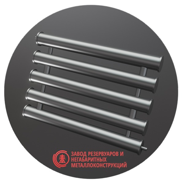 Регистры отопления пятирядные РСП-5x133x4.0-12000 мм