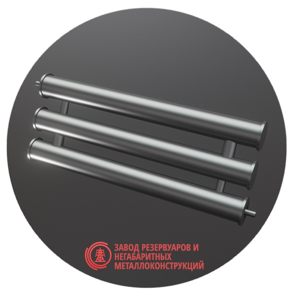 Регистры отопления трехрядные РСП-3x159x4.0-6000 мм